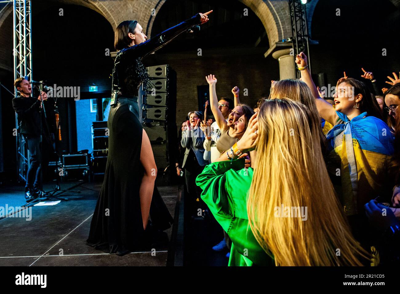 Breda, Netherlands. 15th May, 2023. Kateryna Pavlenko, Singer of the