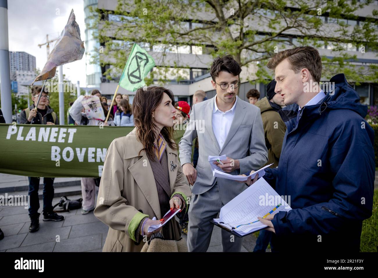 UTRECHT - Actress Carice van Houten registers for the annual meeting of