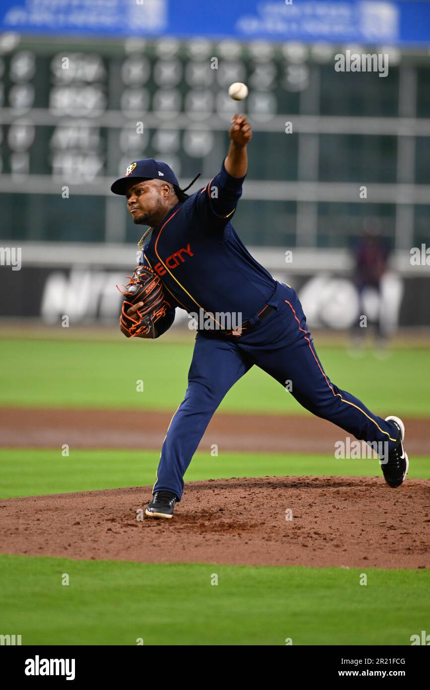 during the MLB game between the Chicago Cubs and the Houston Astros on  Monday, May 15, 2023, at Minute Maid Park in Houston, Texas. The Astros  defeat Stock Photo - Alamy