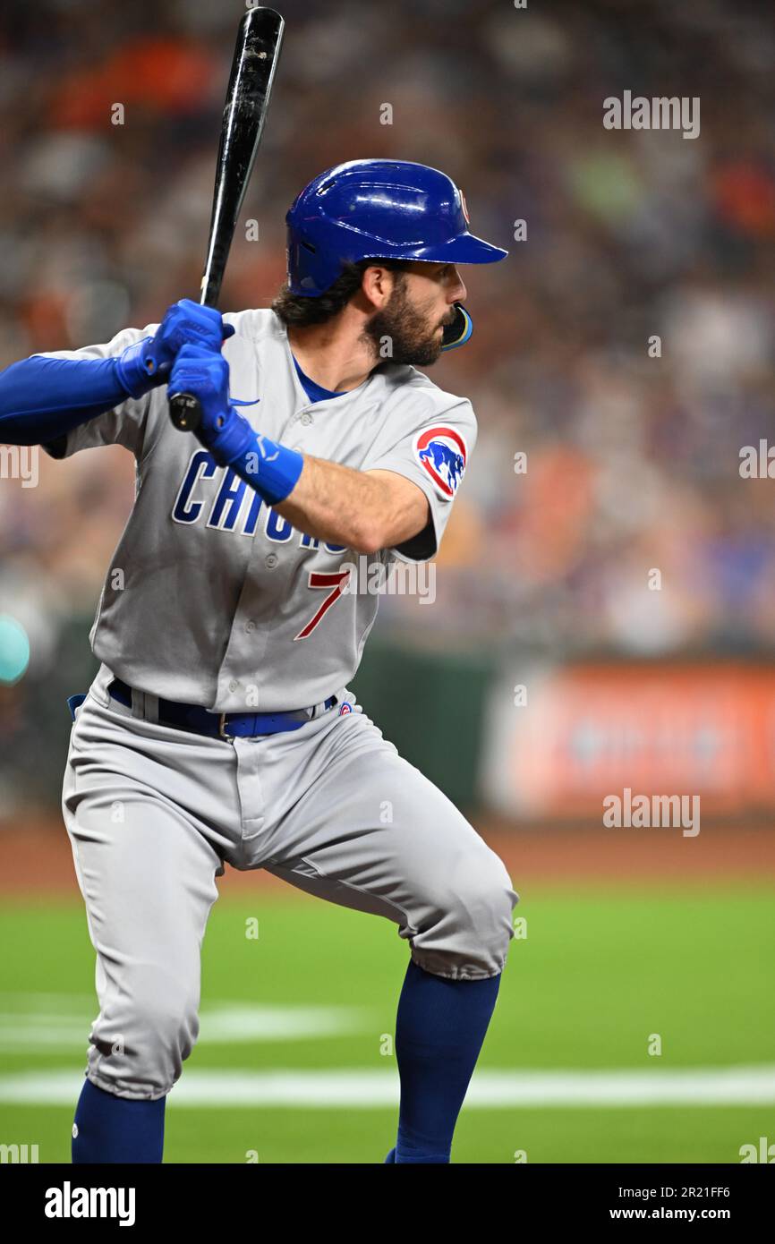 Chicago Cubs shortstop Dansby Swanson (7) batting in the top of the ...