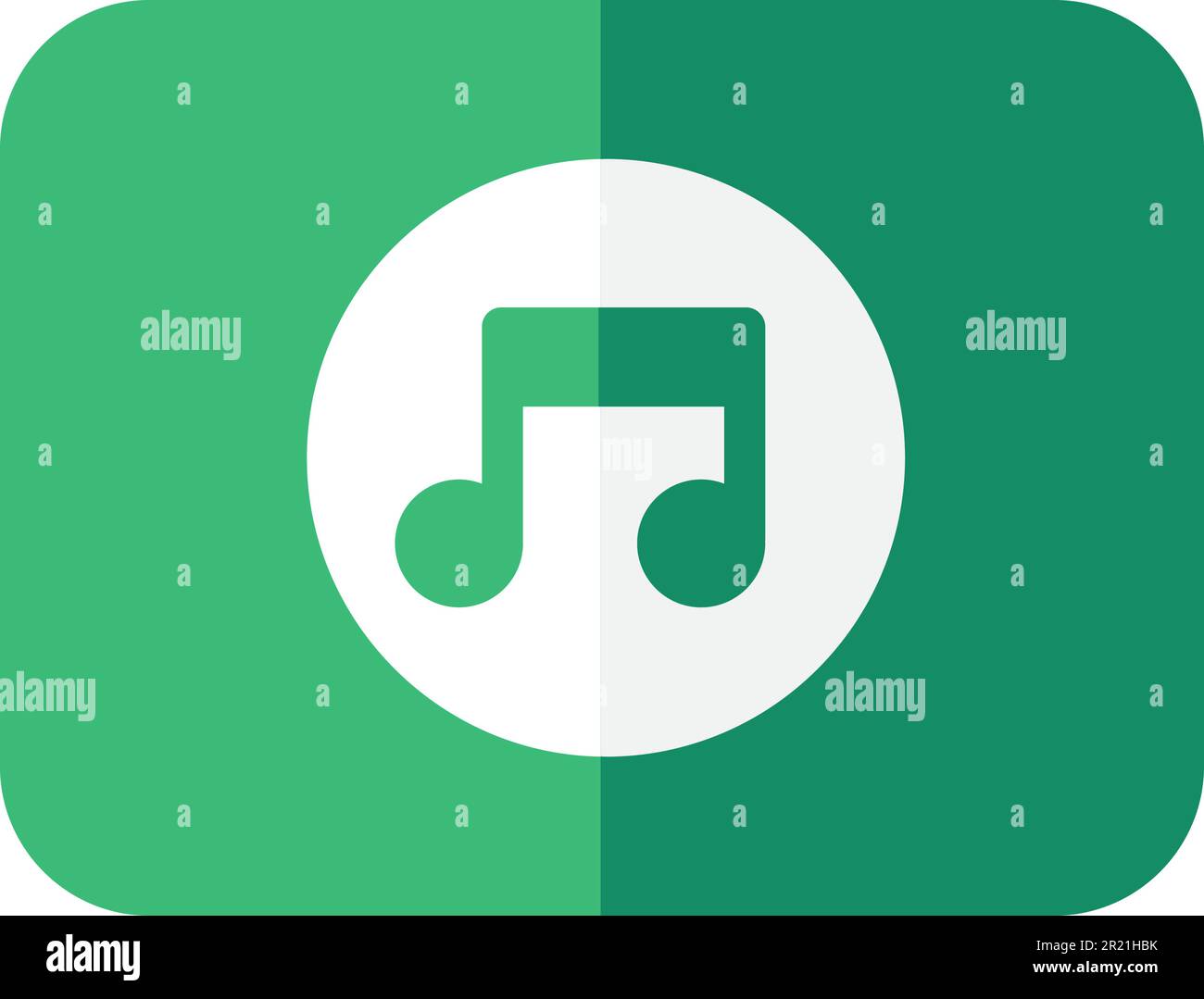 Musical notation flat vector icon. Pitch and sound duration. Music and