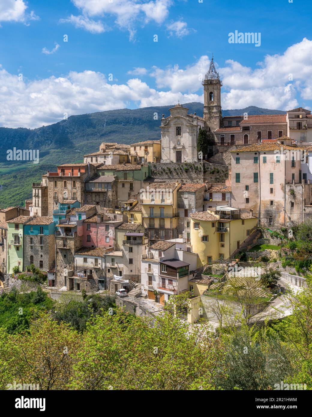 CPA AK Ventimiglia panorama dalle palme ITALY (1461423