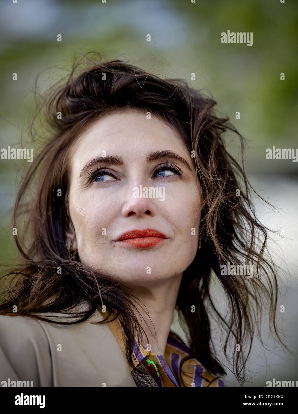 UTRECHT - Actress Carice van Houten at the head office prior to the