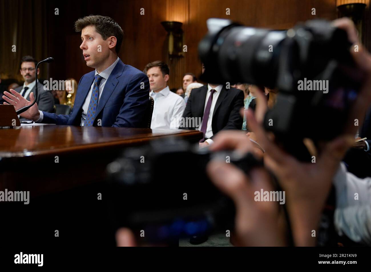 Openai Ceo Sam Altman Speaks Before A Senate Judiciary Subcommittee On Openai Ceo Sam Altman Speaks Before A Senate Judiciary Subcommittee On