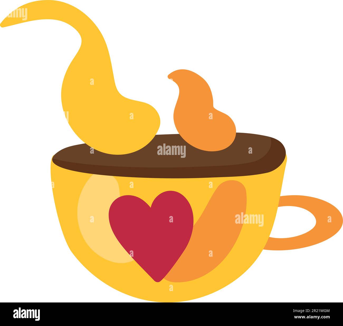 Sweet dessert drink vector icon. Hot chocolate and cacao beverage 