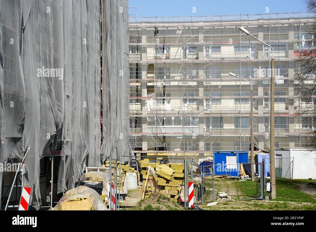 Photo inspiration: Thermal Mass Apartment Renovation Cost Reference: Multistorey Apartment Building Facade Renovation And Thermal Insulation