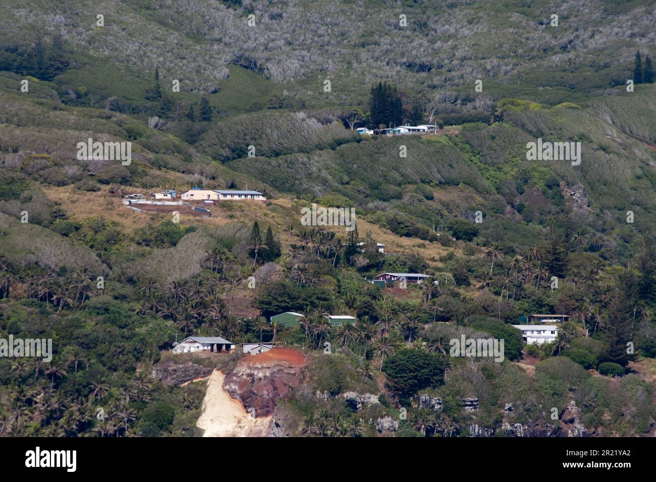 Pitcairn Island Adamstown Stock Photo Alamy