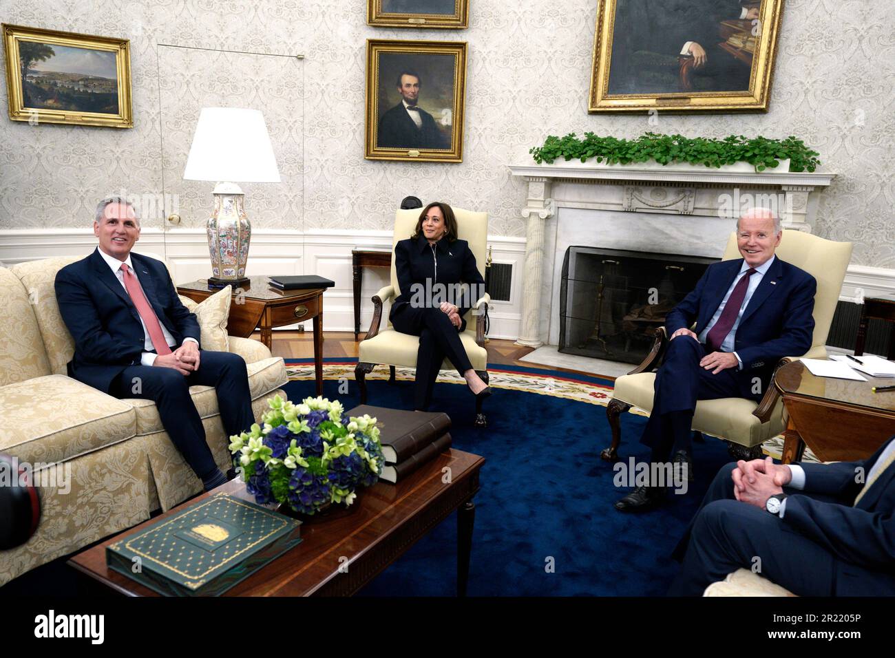 Washington, USA. 16th May, 2023. U.S. President Joe Biden with Vice ...