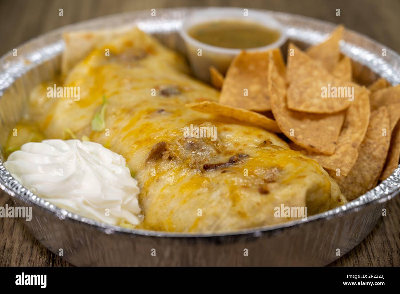 Chile verde burrito hires stock photography and images Alamy