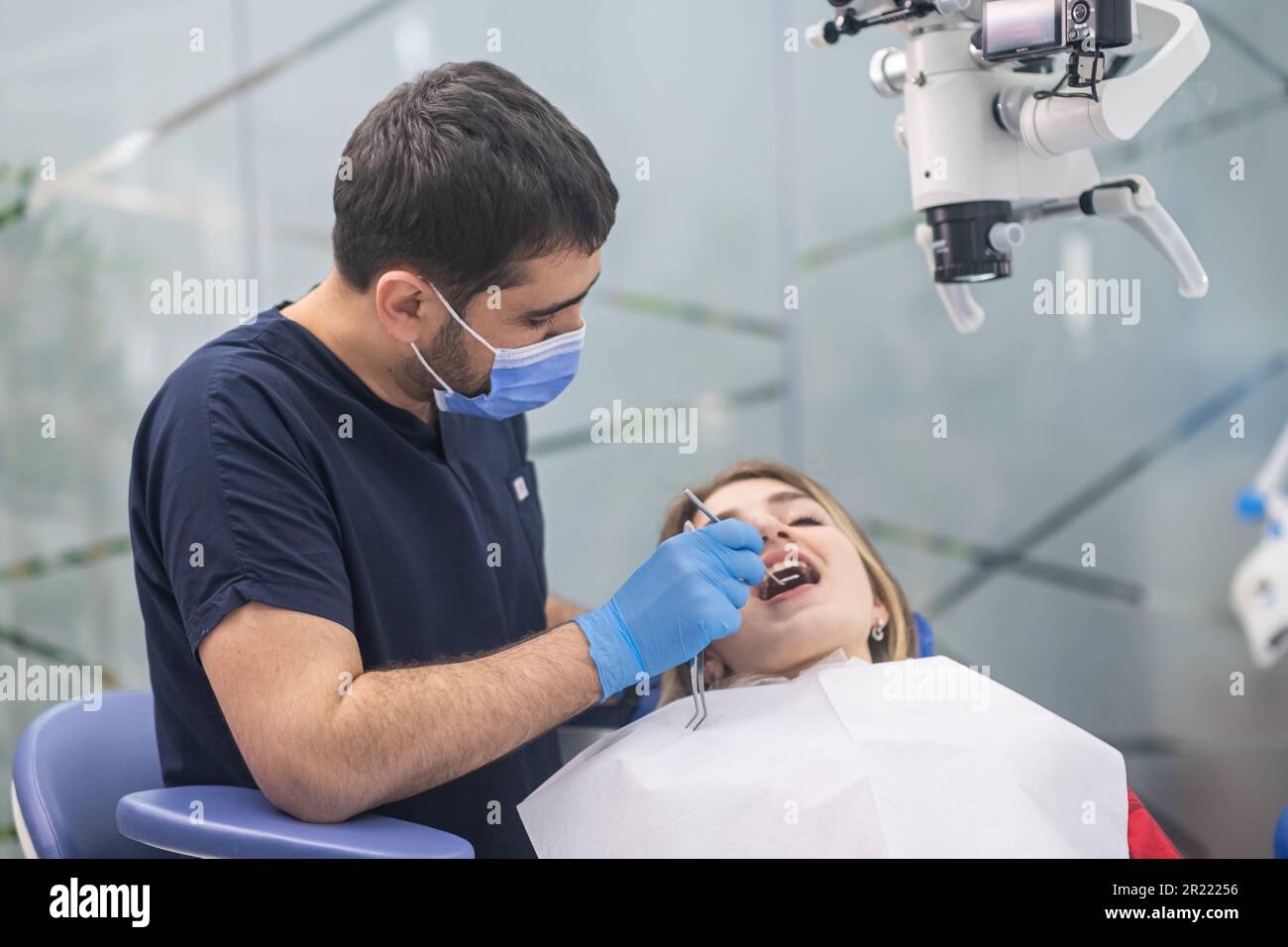 Modern dentistry clinic with innovative equipment and treatment dentist ...