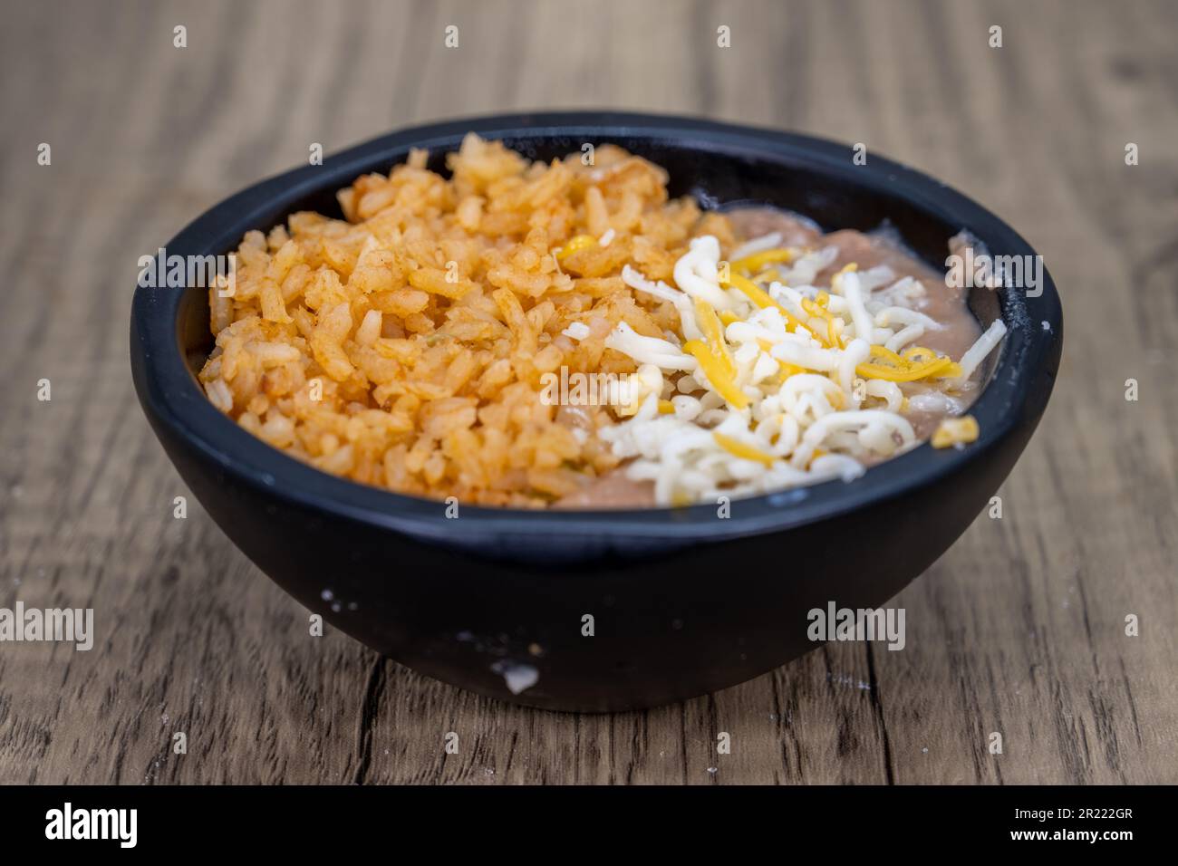 12oz half refried beans half rice hires stock photography and images