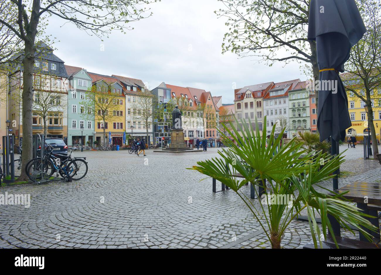 Jena, Germany, Market square in the city center Stock Photo Alamy