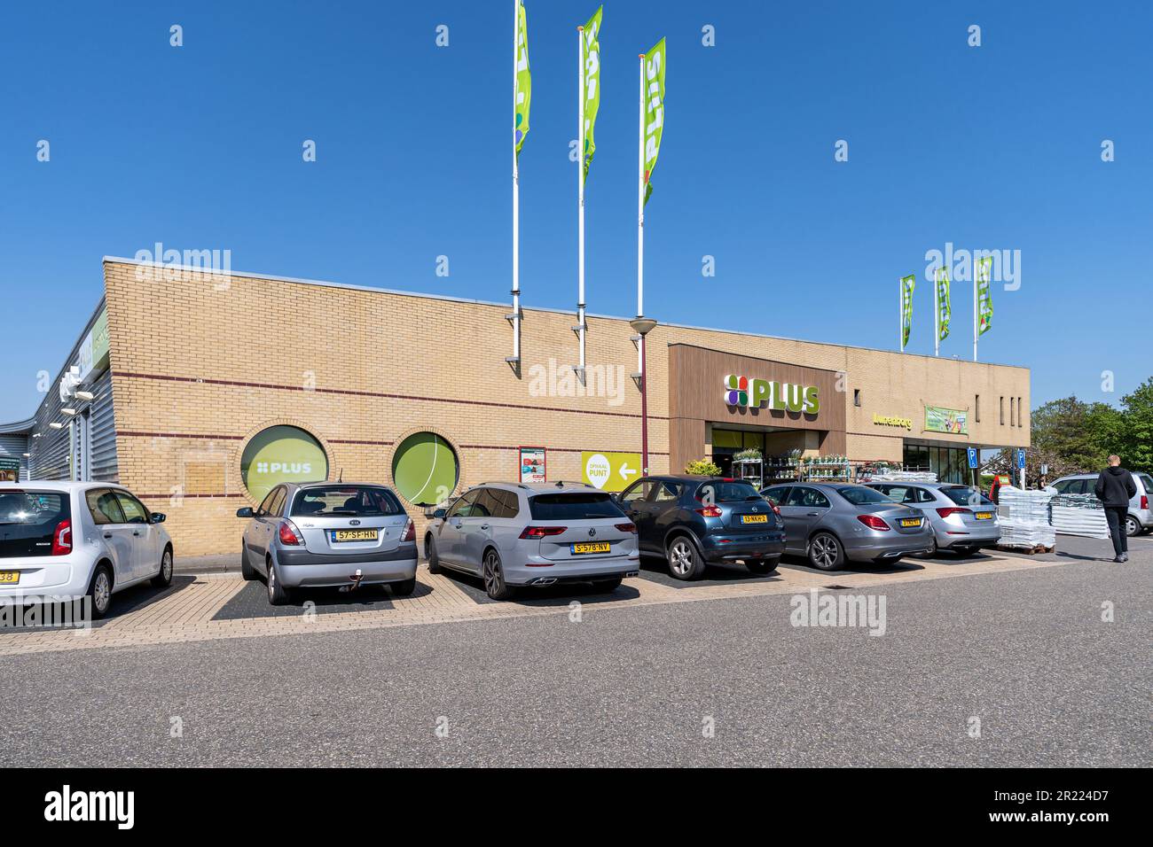 Plus supermarket in Harlingen, Netherlands Stock Photo