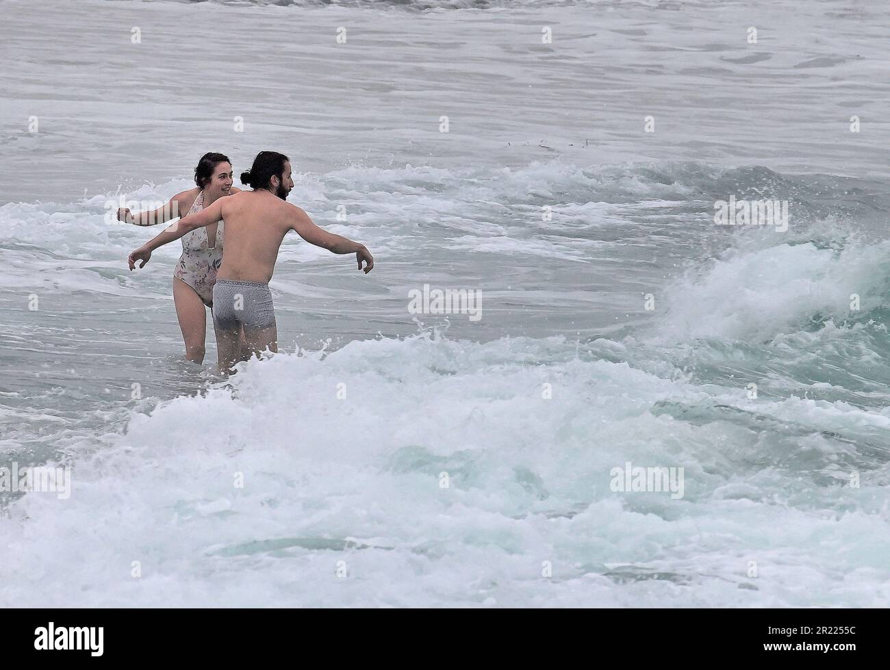 Pacific grove california usa 16th may 2023 the water temperature