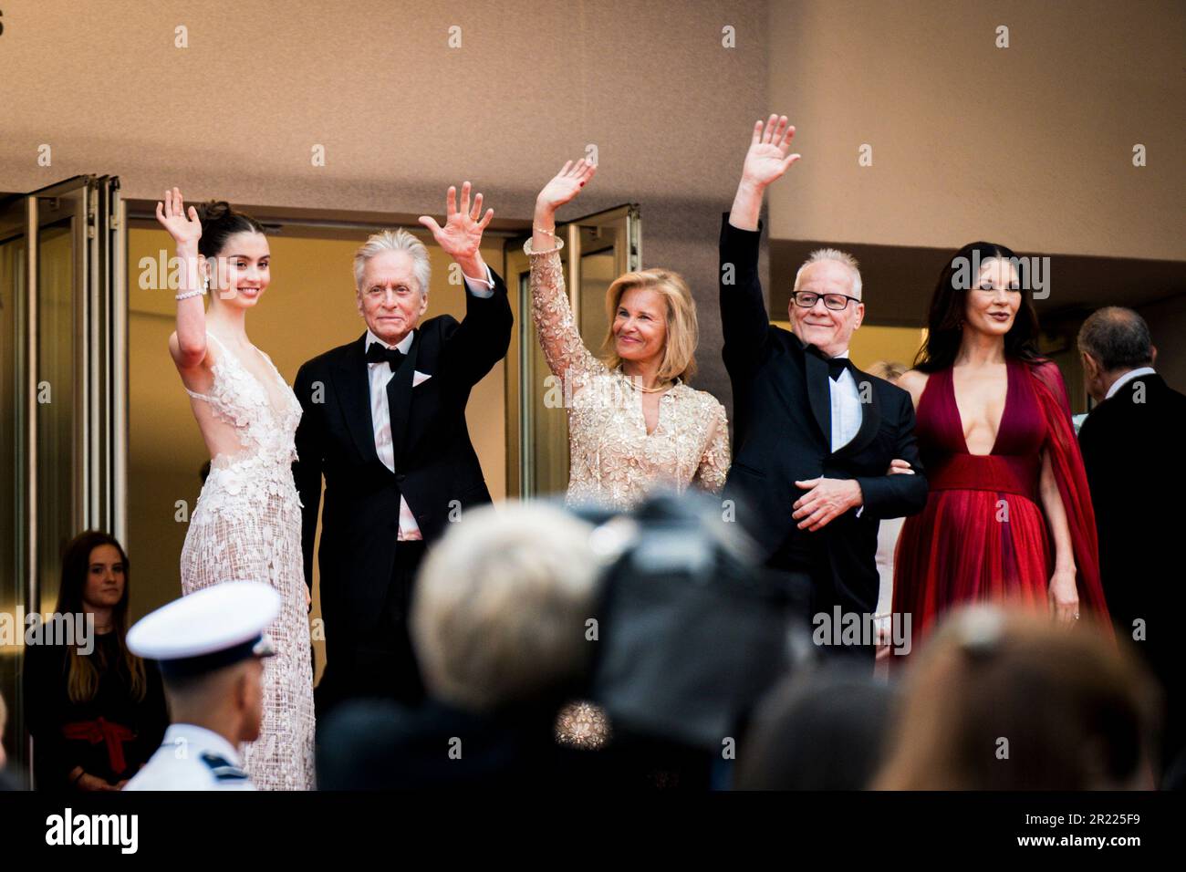 Cannes, France, 16th May 2023, Catherine ZetaJones, Michael Douglas