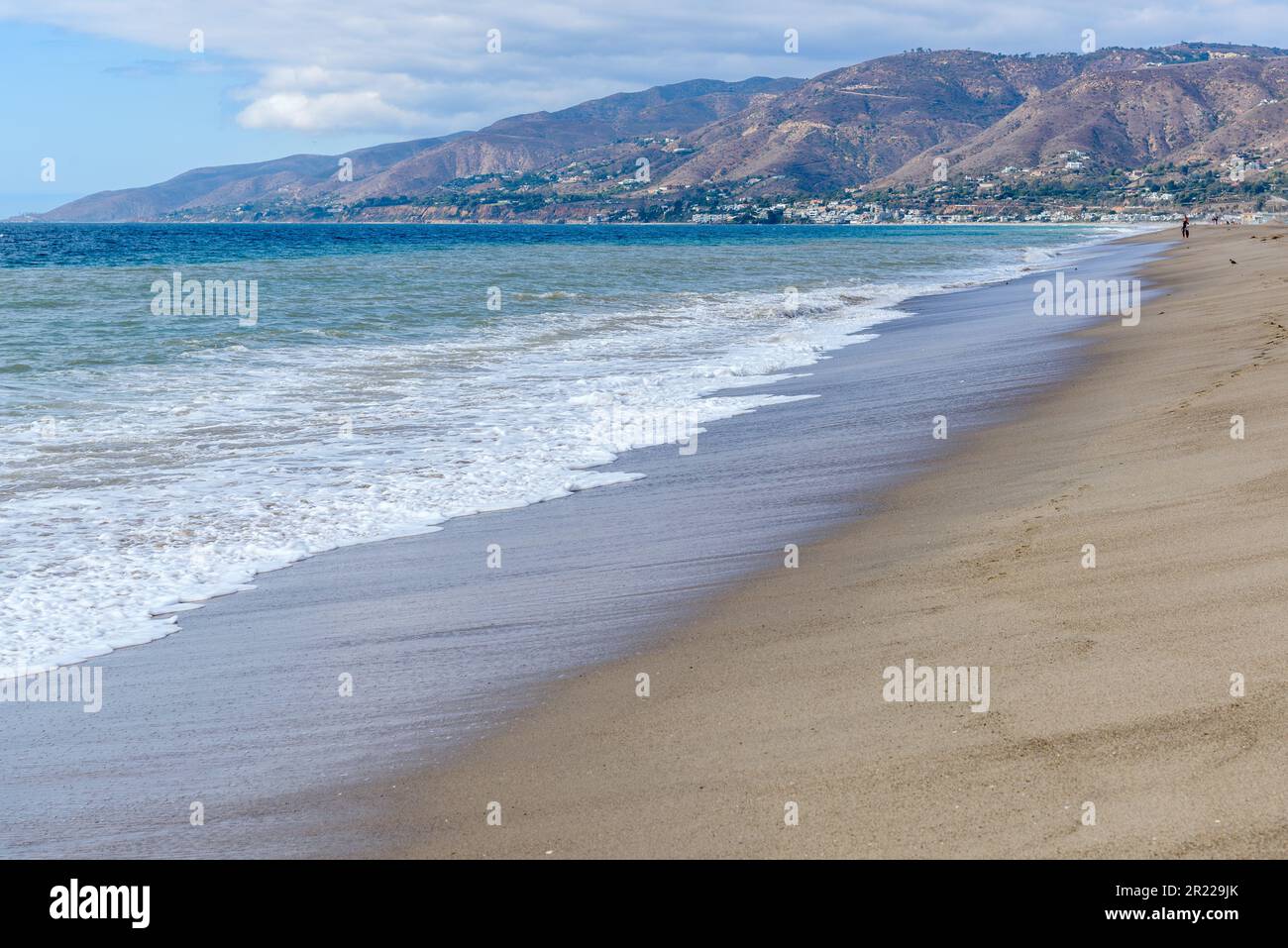 Zuma Beach in Malibu, One of the Largest and Most Popular Beaches