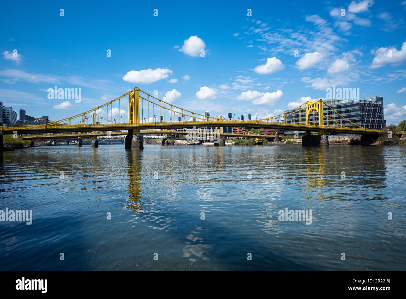 Yellow Bridge and PNC Park editorial photography. Image of baseball -  51383692