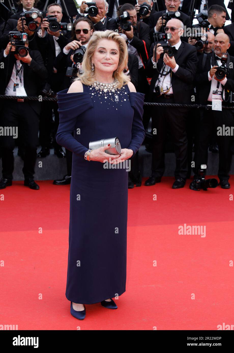 Catherine Deneuve In Louis Vuitton - 'La Tete Haute ('Standing Tall') Cannes  Film Festival Photocall - Red Carpet Fashion Awards