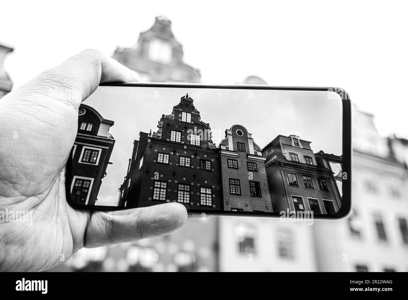 Photographing buildings Black and White Stock Photos & Images - Alamy