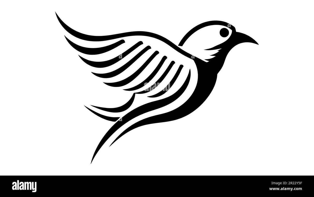 Flying Wings Bird Logo abstract design vector template. Vector ...