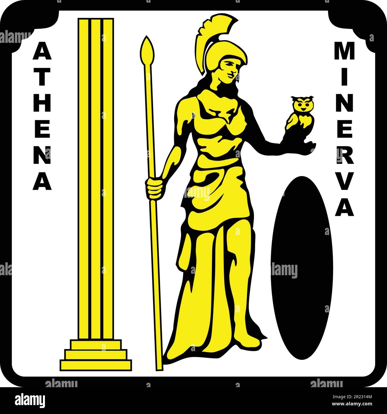 Athena greek deity hi-res stock photography and images - Alamy