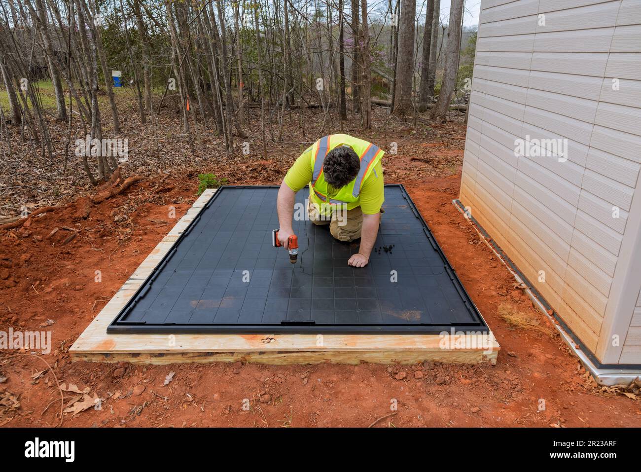 Plastic base platform is designed to be easily screwed onto plastic ...