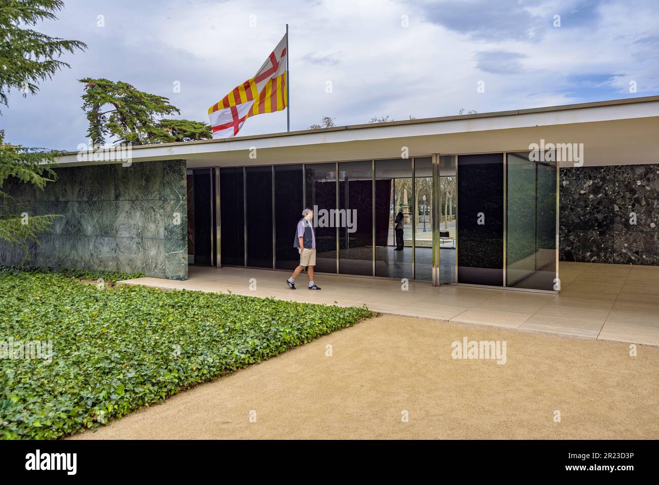 Mies Van der Rohe Pavilion (or German Pavilion) built for the 1929
