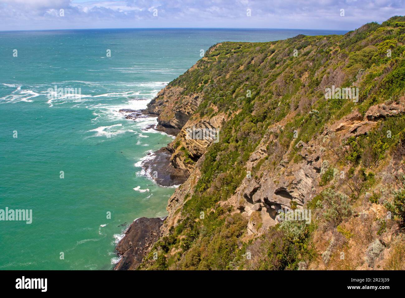 Cliffs above the seal colonies on Cape Bridgewater Stock Photo Alamy