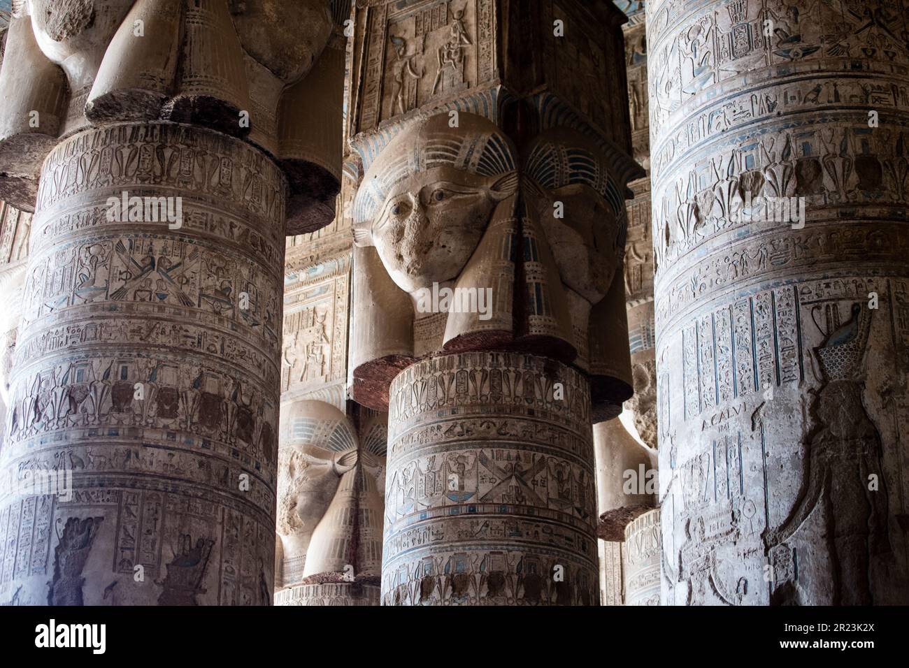 Dendera Temple in Egypt Stock Photo