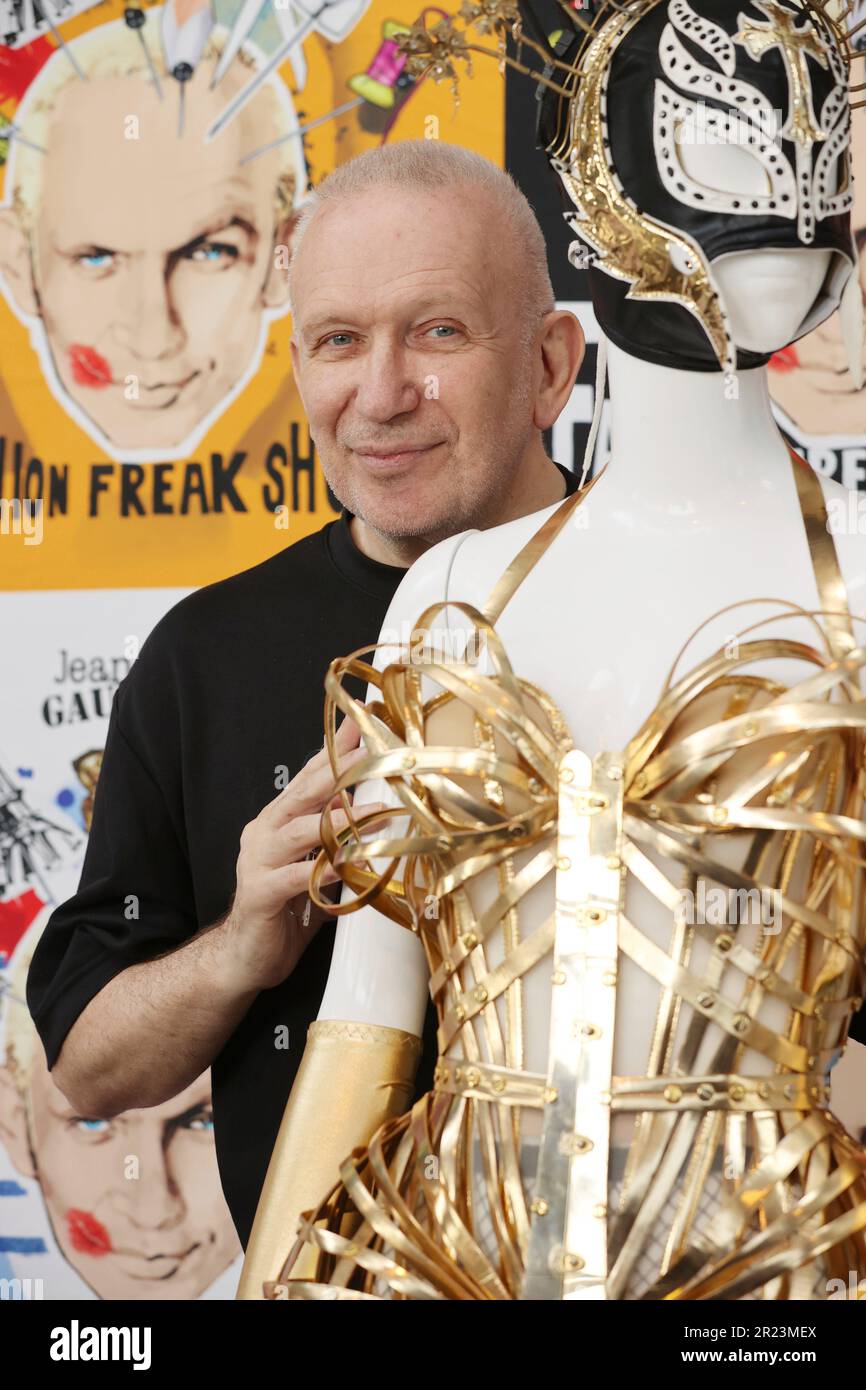 希少】ジャンポールゴルチエ 長袖カットソー タトゥー パワーネット 48