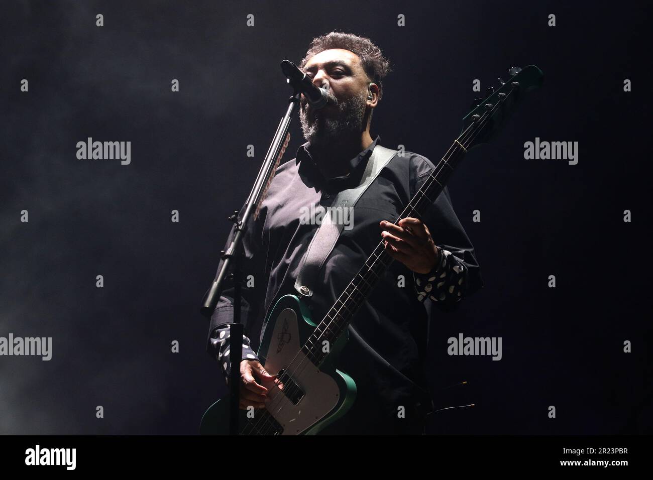 Mexico City, Mexico. 12th May, 2023. May 12, 2023, Mexico City, Mexico: Paco Ayala member of Mexican band Molotov performs on stage as part of their ‘EstallaMolotov' tour at Foro Sol. on May 12, 2023 in Mexico City, Mexico. (Photo by Ismael Rosas/ Eyepix Group) (Photo by Eyepix/NurPhoto) Credit: NurPhoto SRL/Alamy Live News Stock Photo