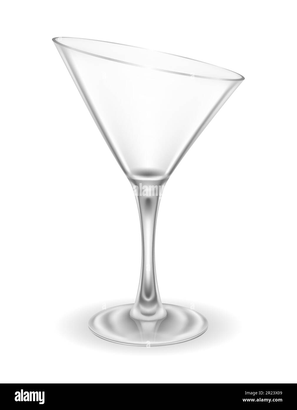 martini cocktail alcoholic drink glass vector illustration isolated on ...