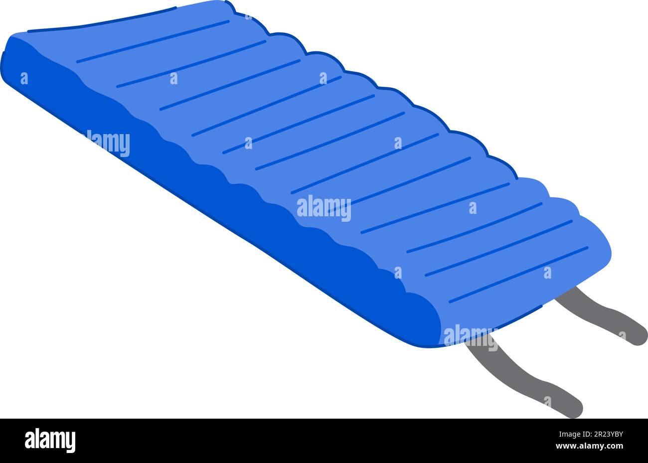 bed sleeping pad cartoon vector illustration Stock Vector Image & Art