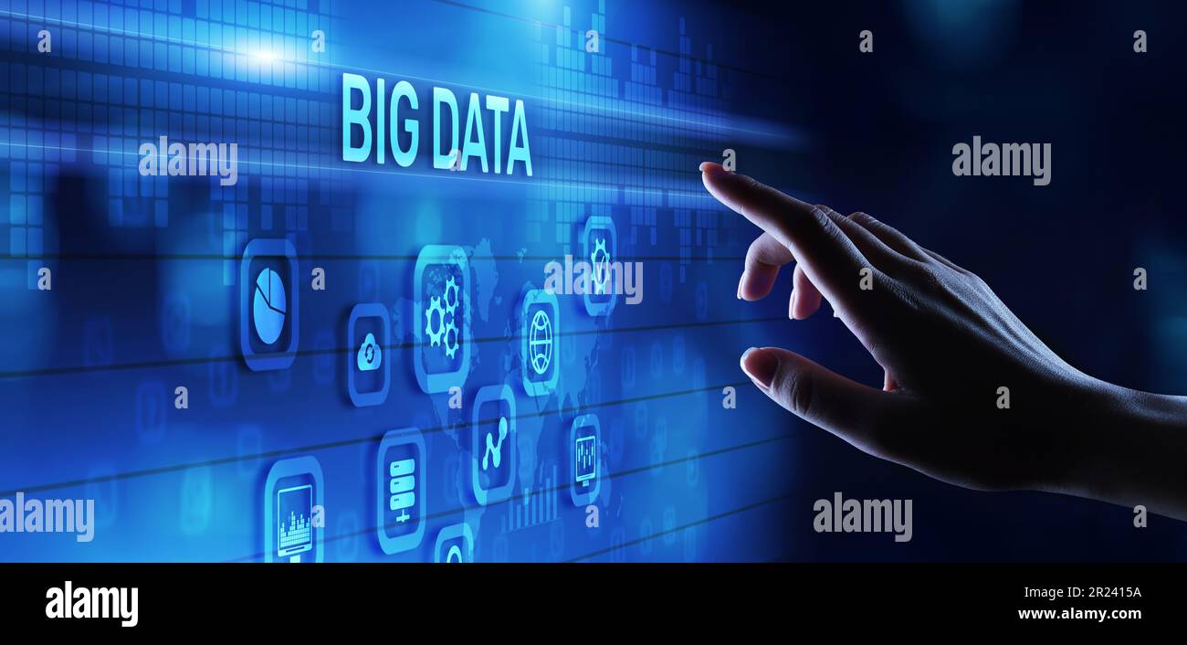 Big Data Science concept analysis analytics technology internet concept. Stock Photo