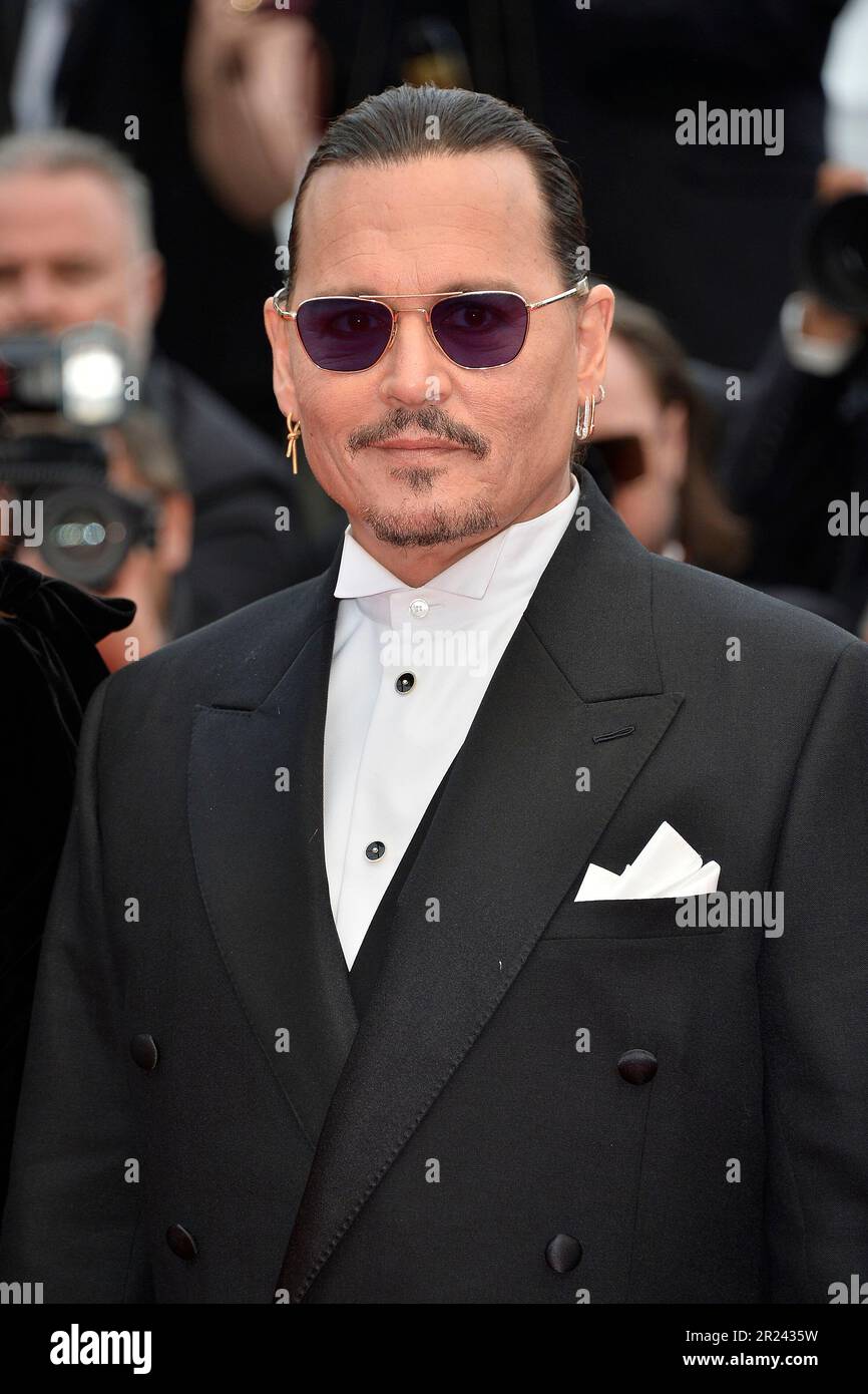 Johnny Depp attends the "Jeanne du Barry" Screening & opening ceremony