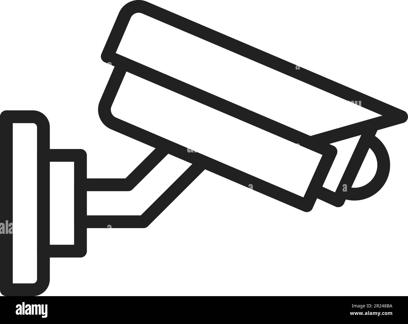 Cctv security camera Black and White Stock Photos & Images Alamy