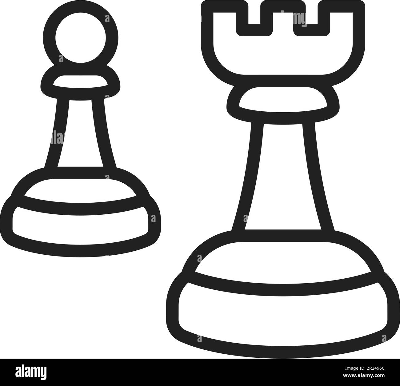 Chess icon vector image Stock Vector Image & Art - Alamy