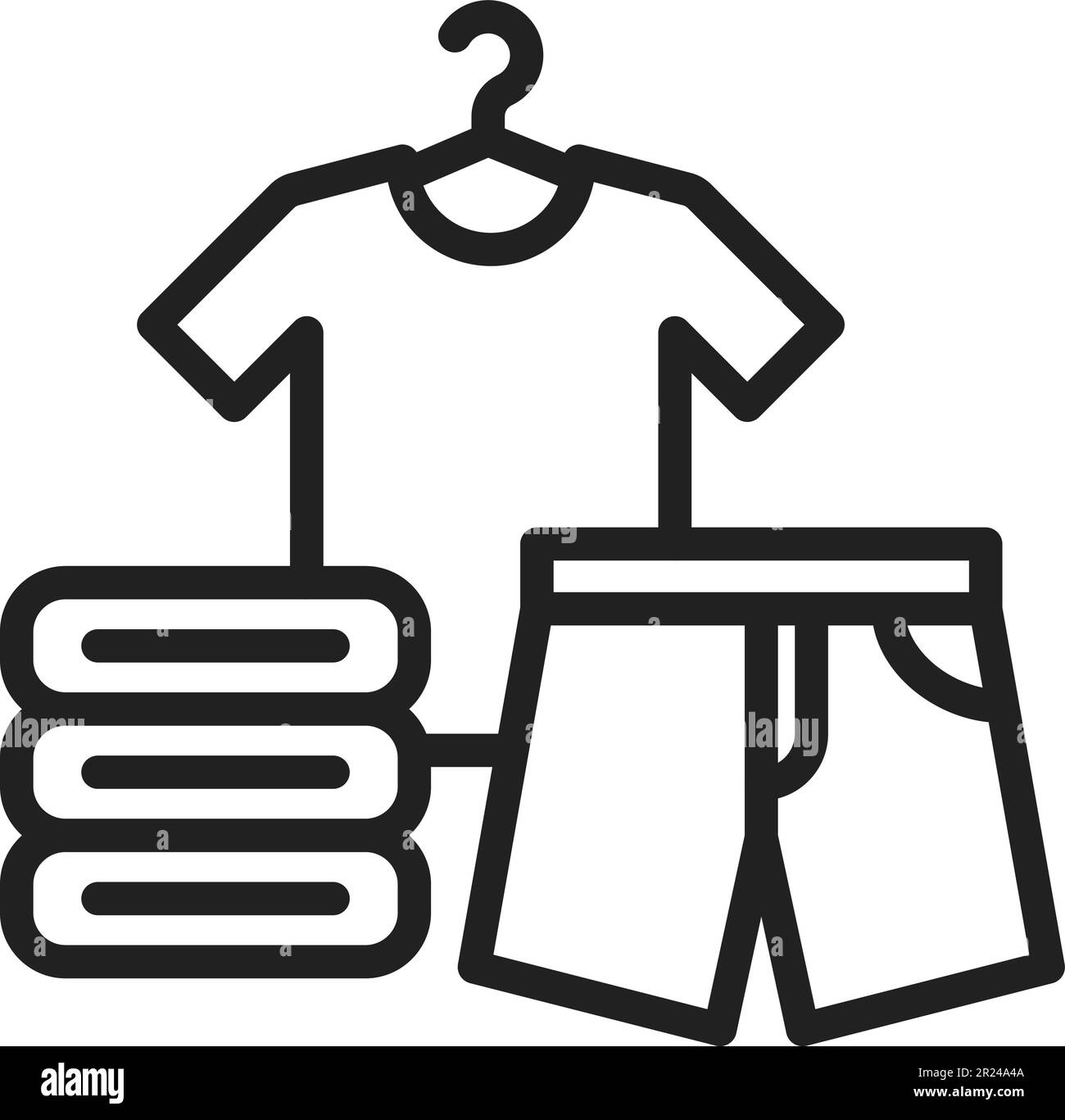 Clothes icon vector image. Suitable for mobile application web ...