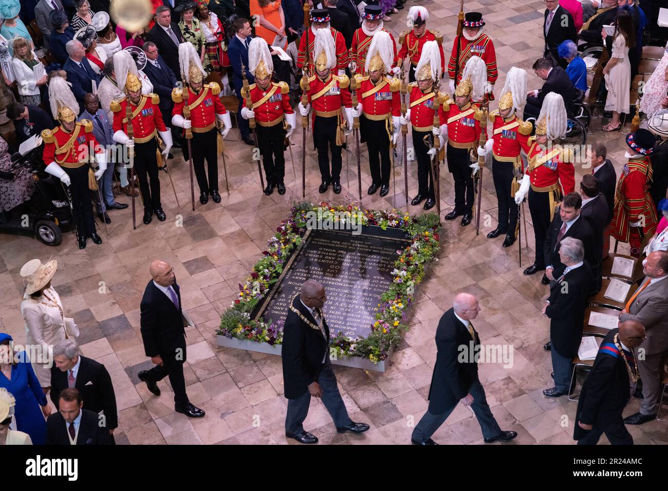 The Coronation of The King and Queen Consort inside Westminster Abbey. 06th May 2023