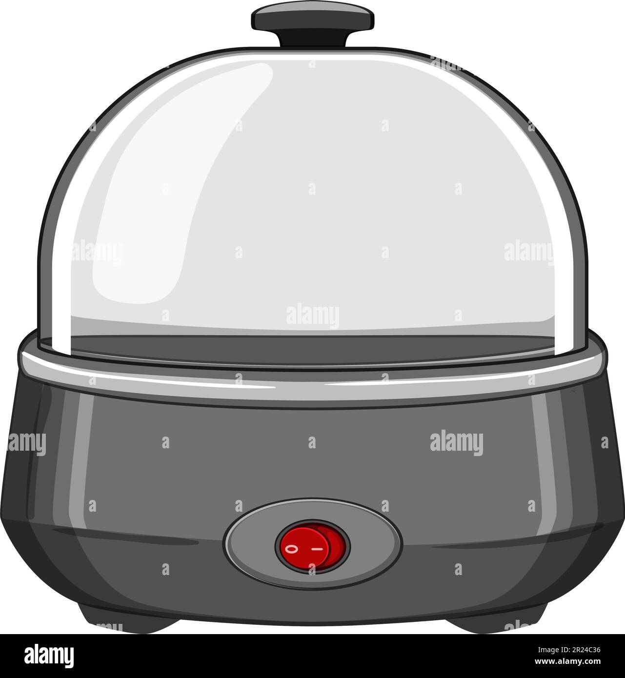 cooking egg cooker cartoon vector illustration Stock Vector Image & Art