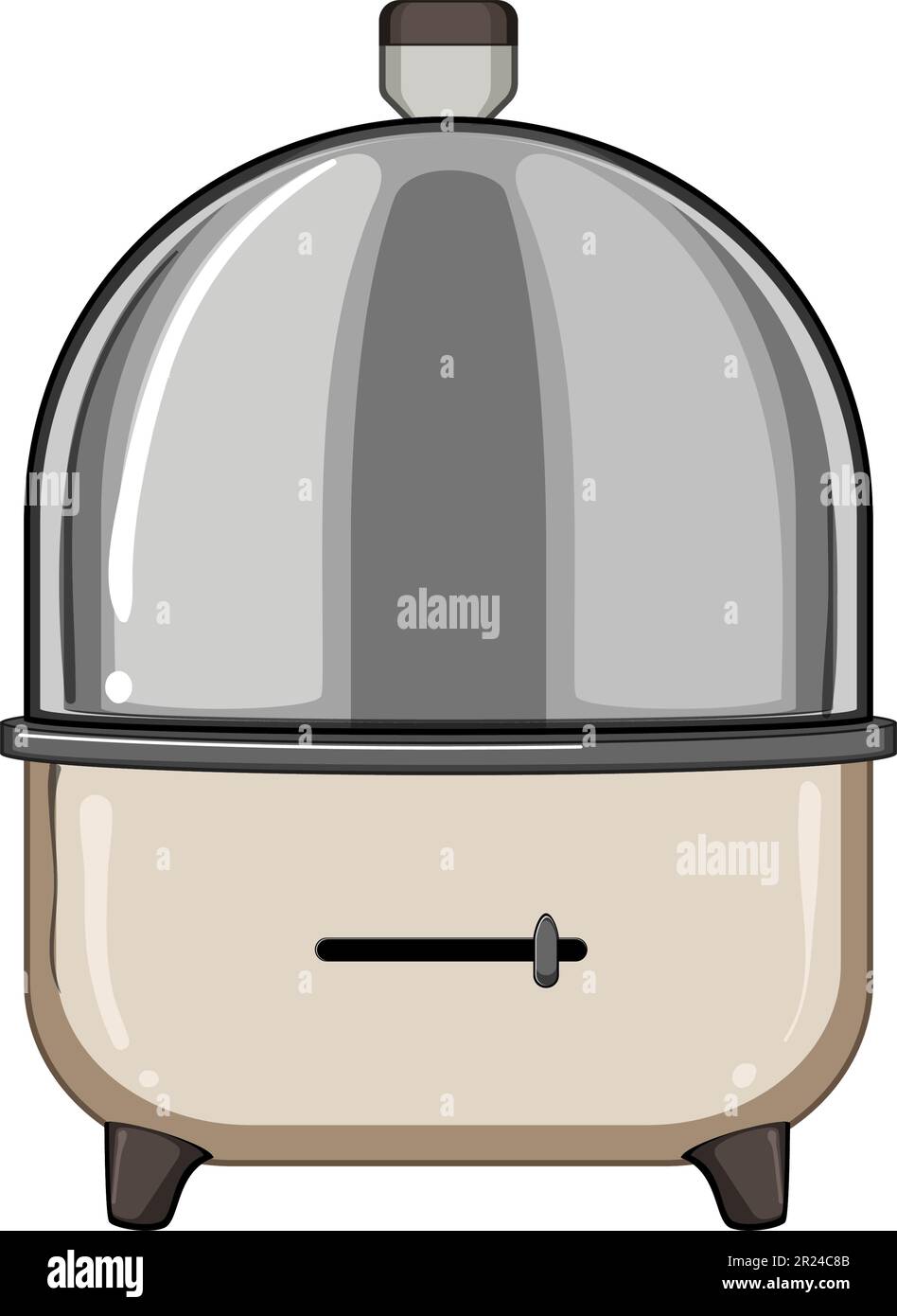 kitchen egg cooker cartoon vector illustration Stock Vector Image & Art