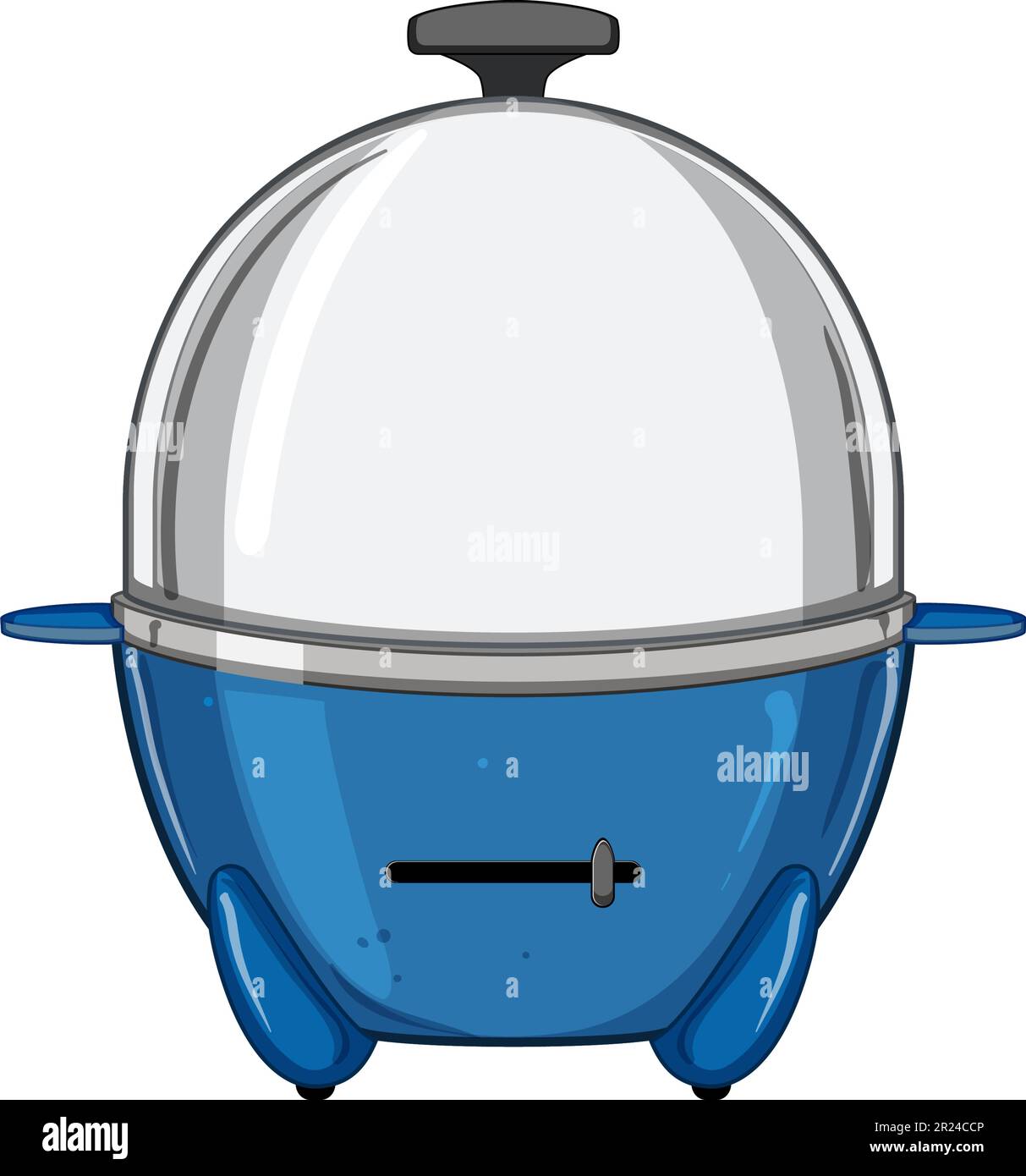 equipment egg cooker cartoon vector illustration Stock Vector Image