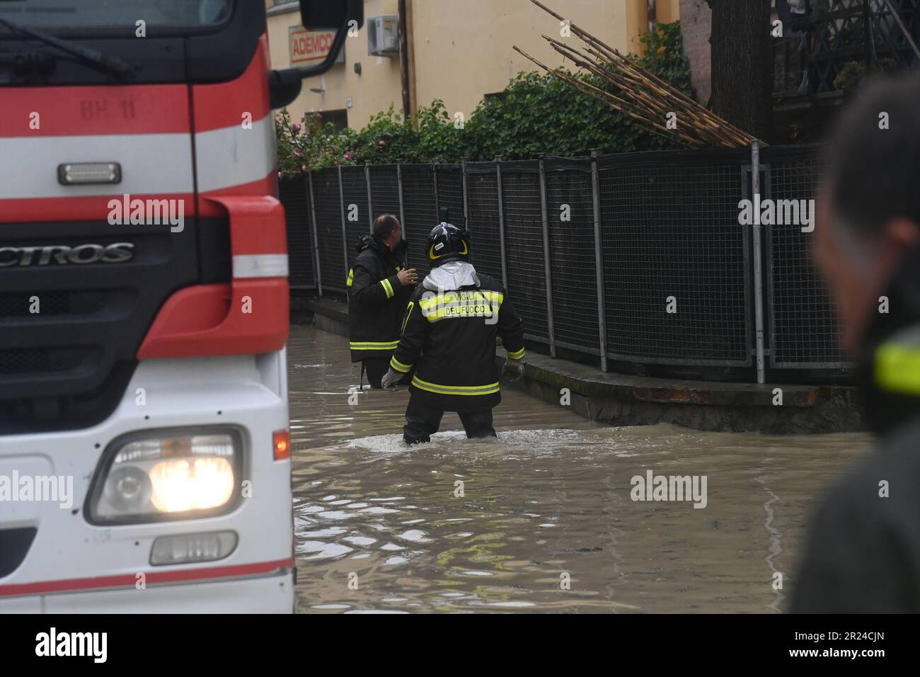 Bologna, Italy. 17th May, 2023. BOLOGNA Corticella area, river