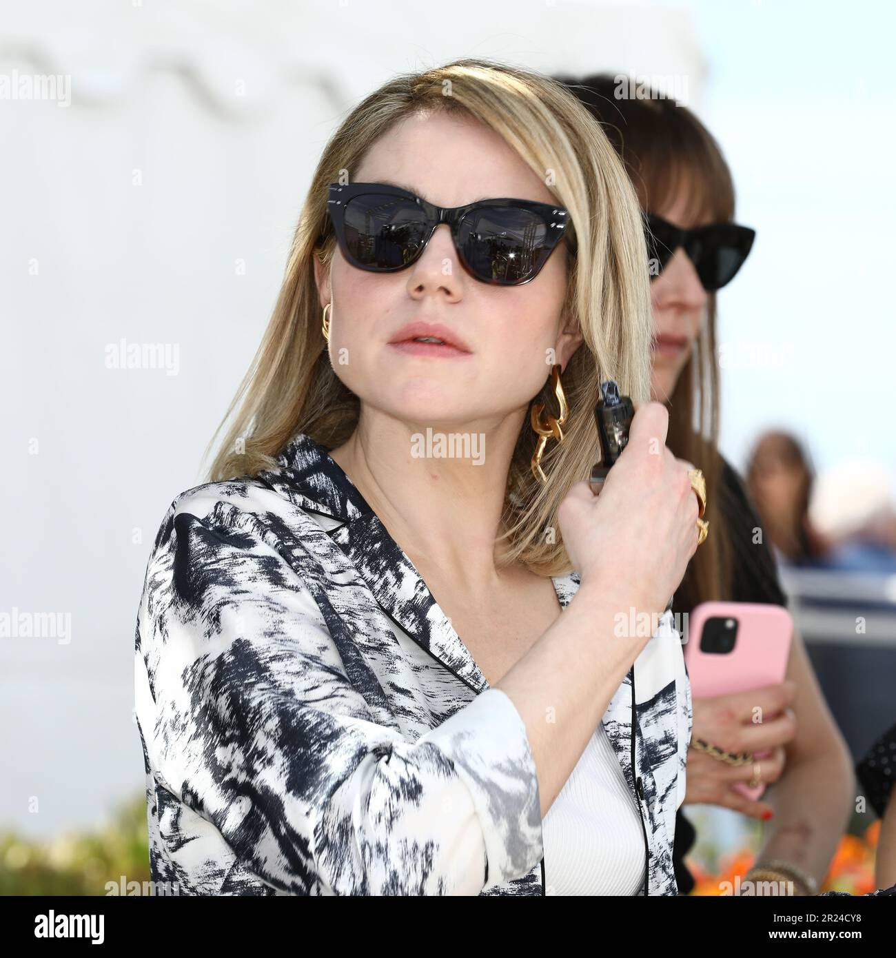 May 17, 2023, Cannes, Cote d'Azur, France EMILIE DEQUENNE attends the