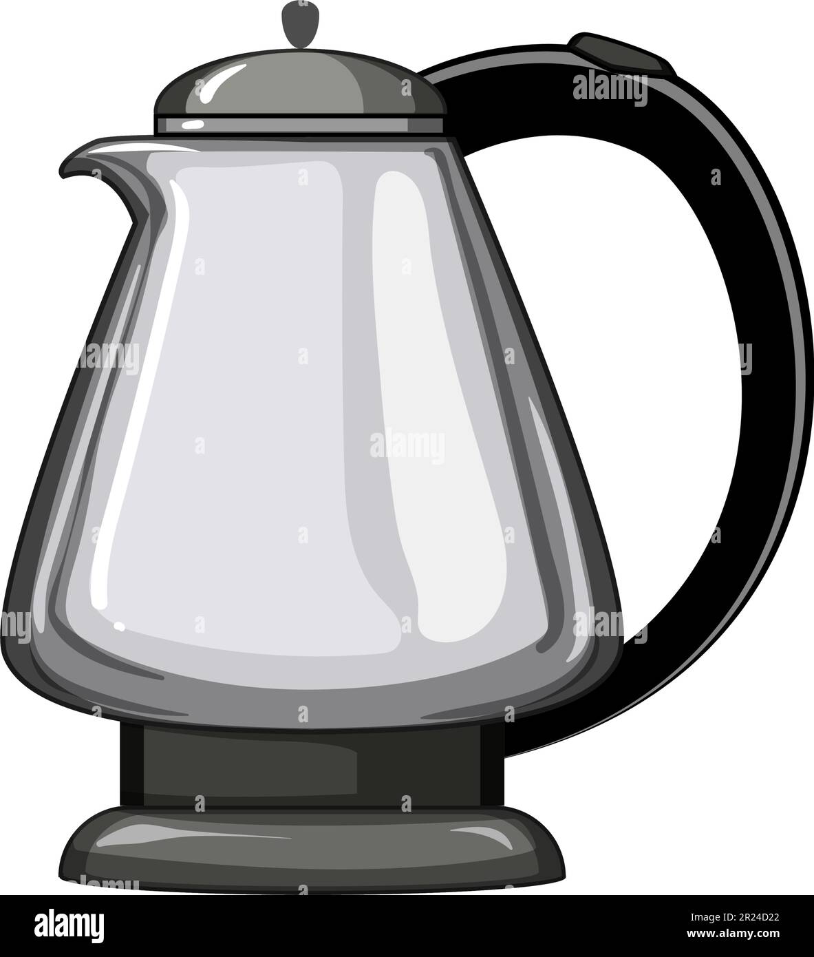 beverage electric kettle cartoon vector illustration Stock Vector