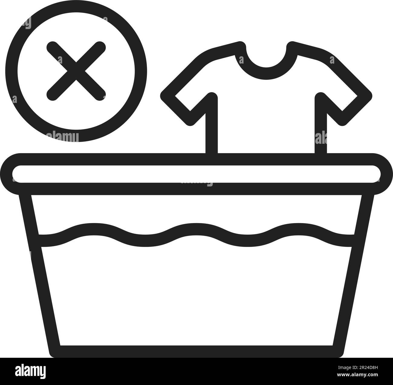 Do Not Wash icon vector image Stock Vector Image & Art Alamy