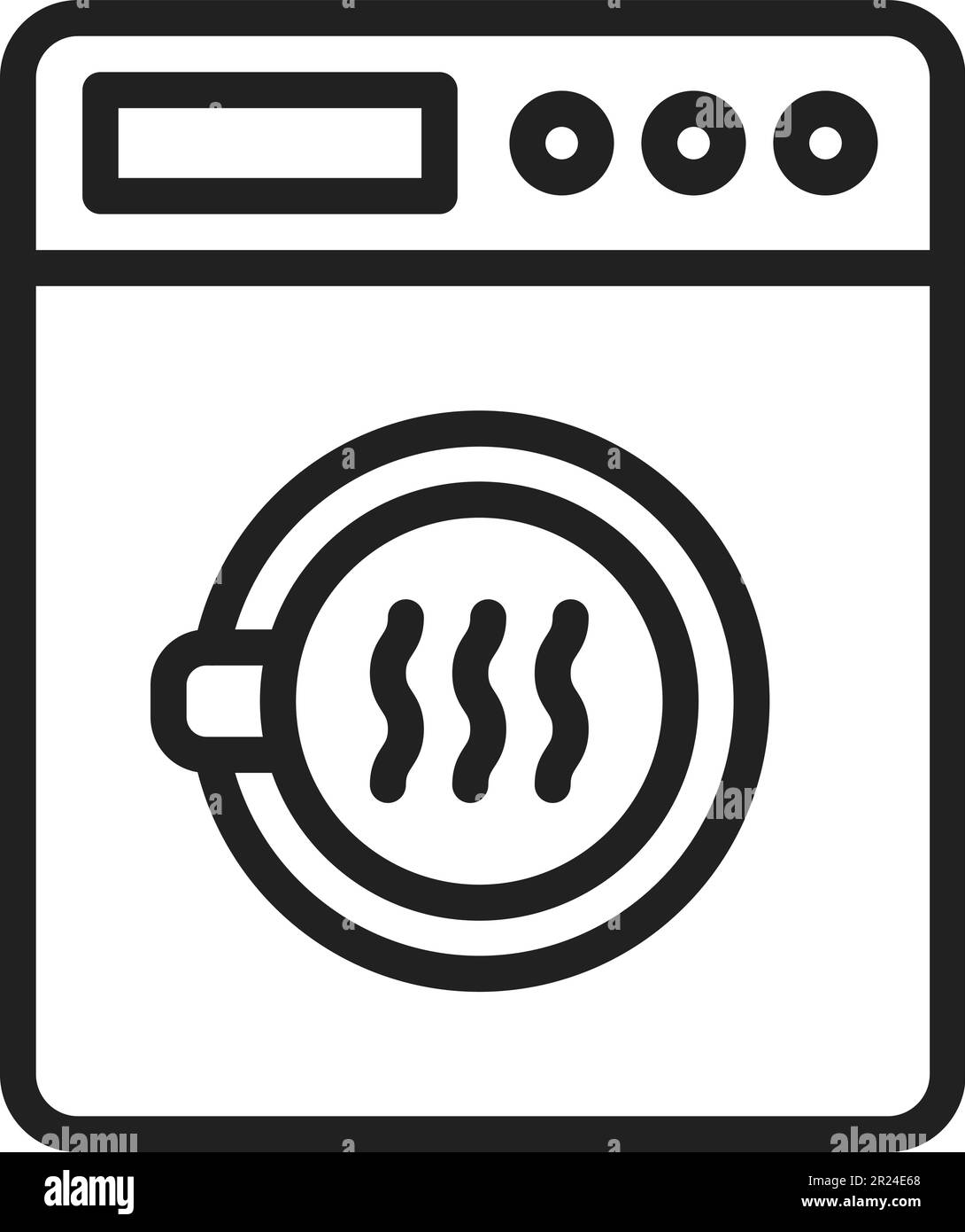 Dryer icon vector image. Stock Vector