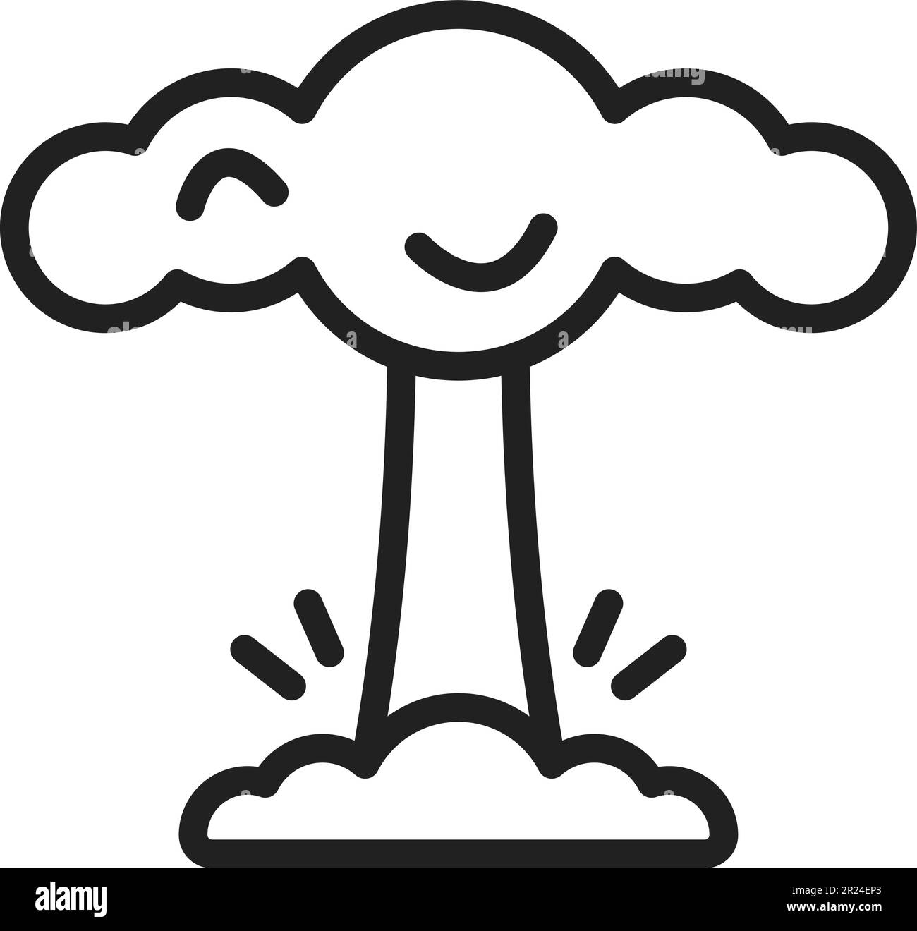 Explosion icon vector image. Suitable for mobile application web application and print media. Stock Vector