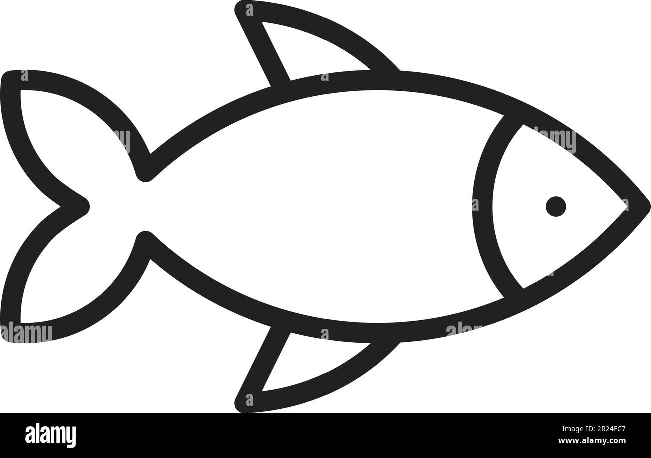 Fish icon vector image Stock Vector Image & Art - Alamy