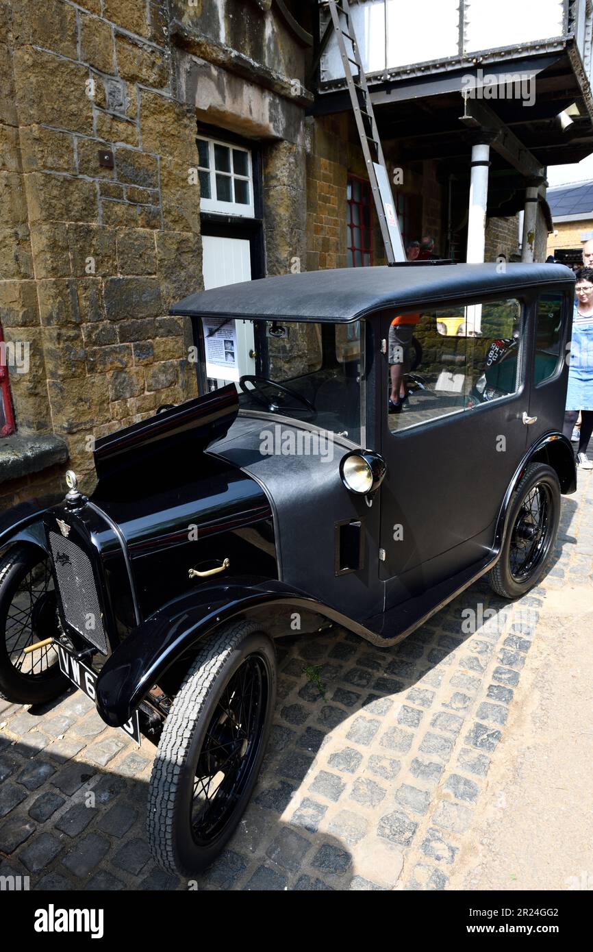 Austin 7 on Static Display at Hook Norton Brewery Classic Car Meeting